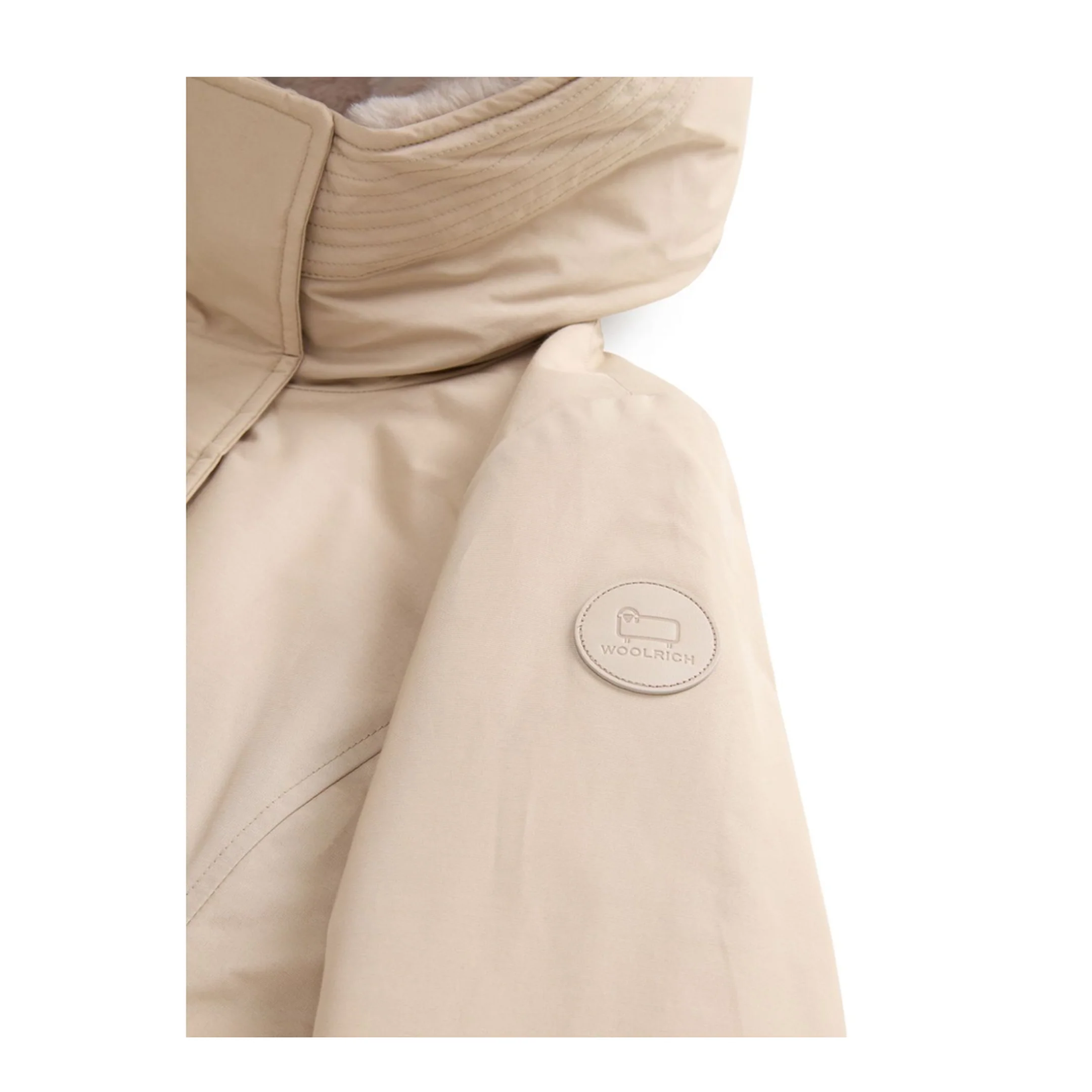 Logo-patch Zip-up Padded Coat - Image 4