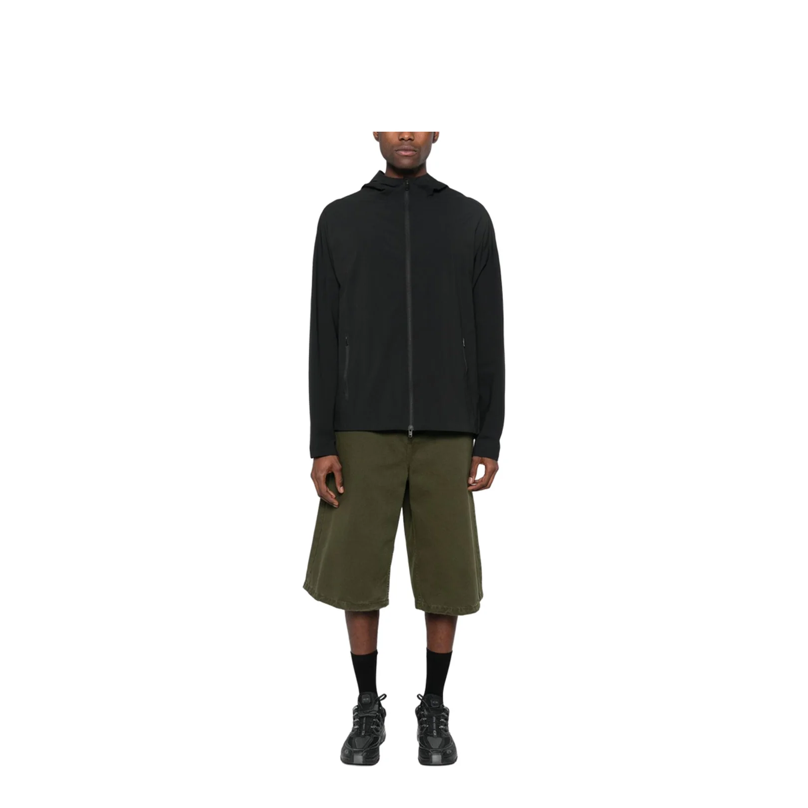 Running Jacket Sweatshirt Black - Image 2