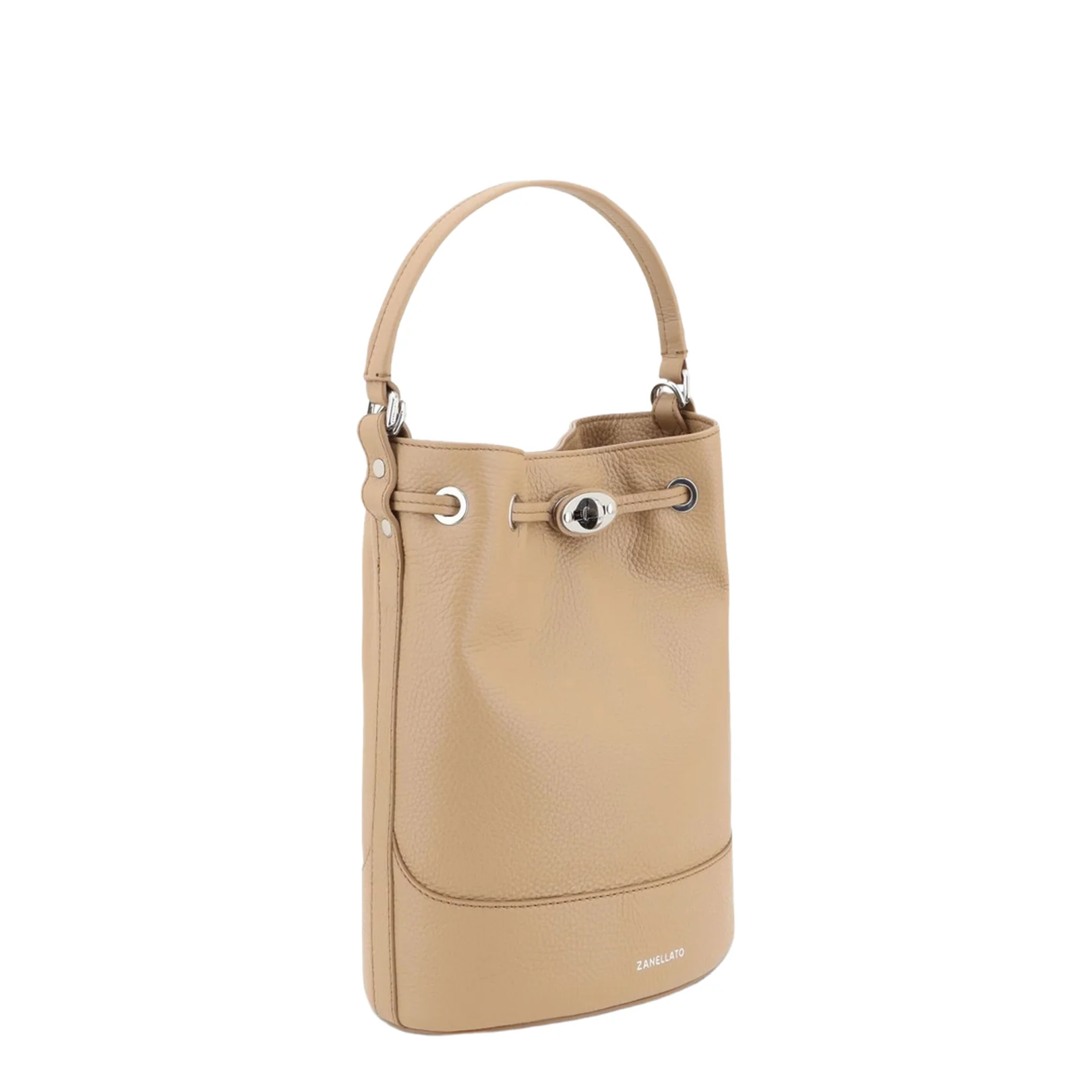 Small Leather Bucket Bag - Image 2
