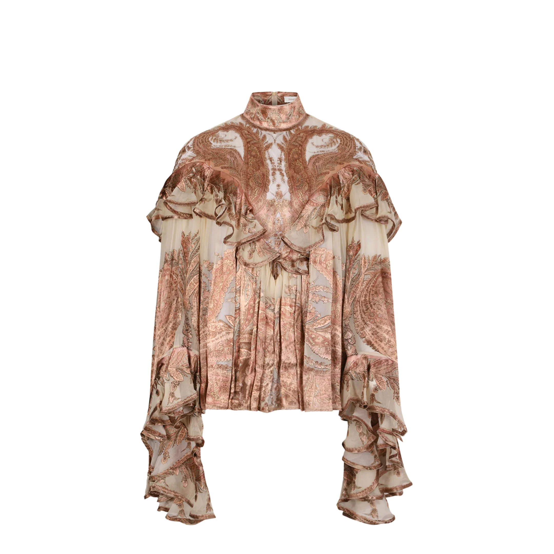 Brown Hypnotic Blouse - Image 3