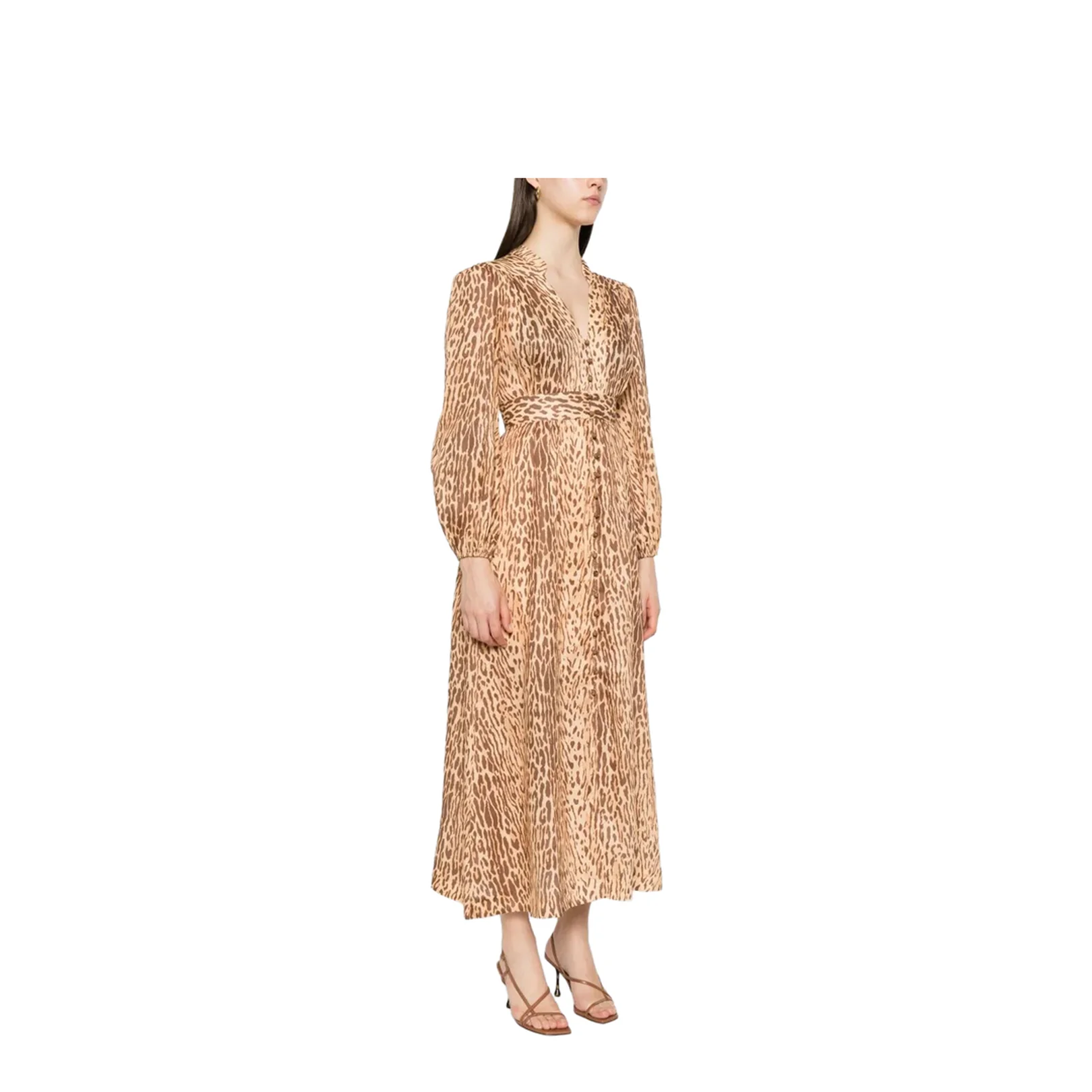 Cascadian Plunge Midi Dress - Image 2