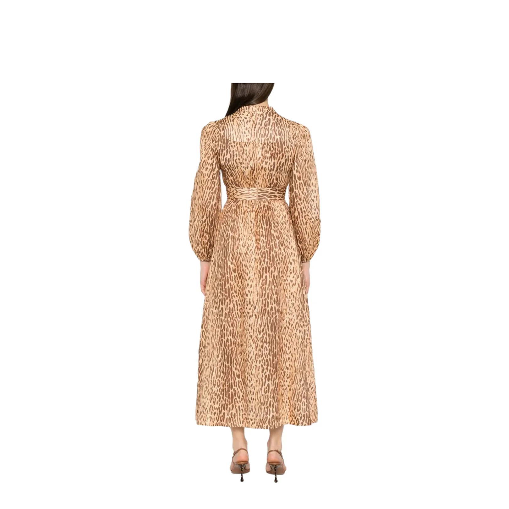 Cascadian Plunge Midi Dress - Image 3