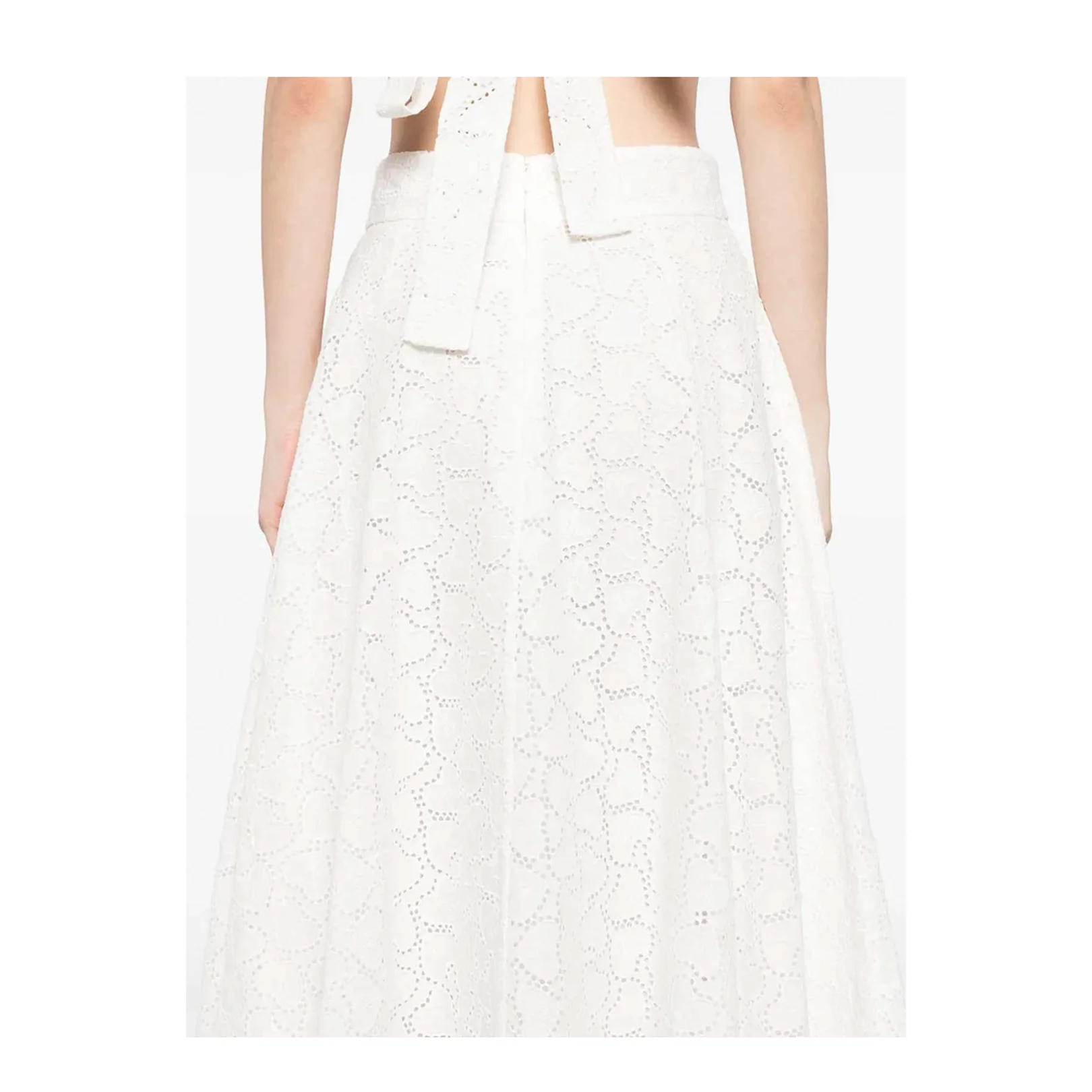 White Linen Skirt - Image 4