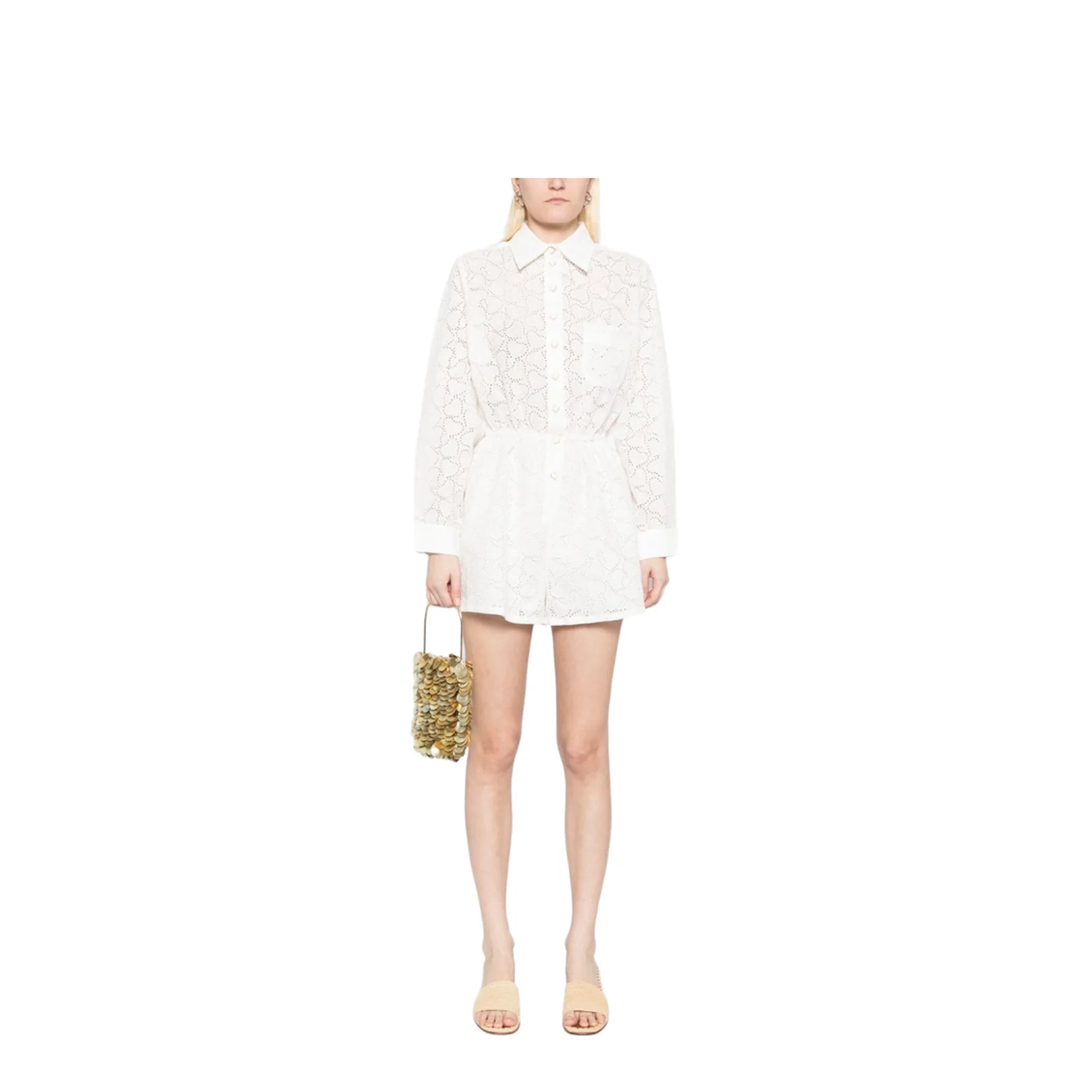 Crush Linen Playsuit - Image 5