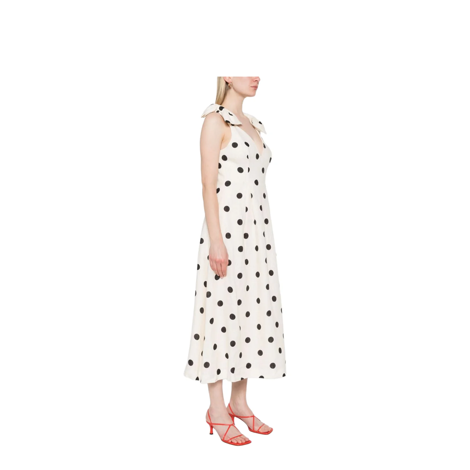 Crush V Neck Midi Dress - Image 2