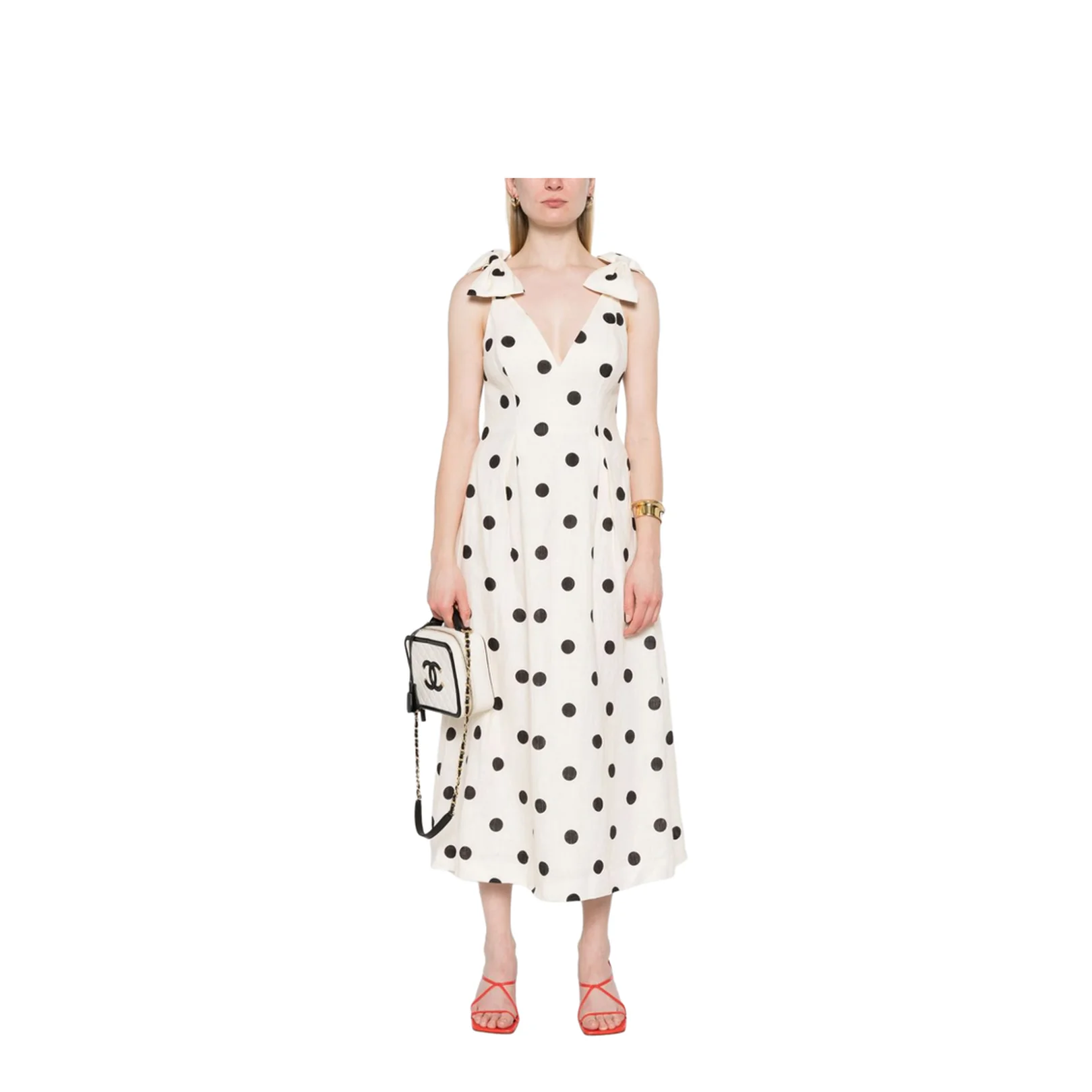 Crush V Neck Midi Dress - Image 5