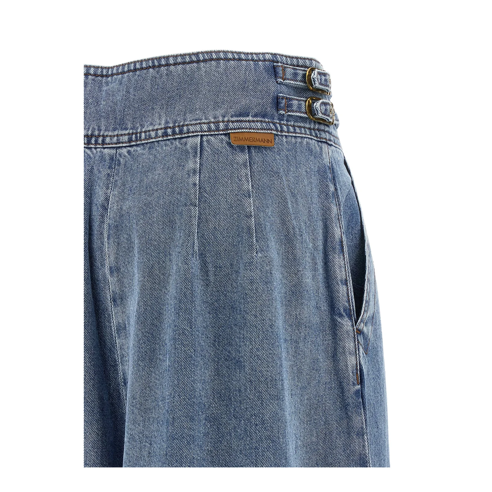 Denim Culotte Jeans - Image 4