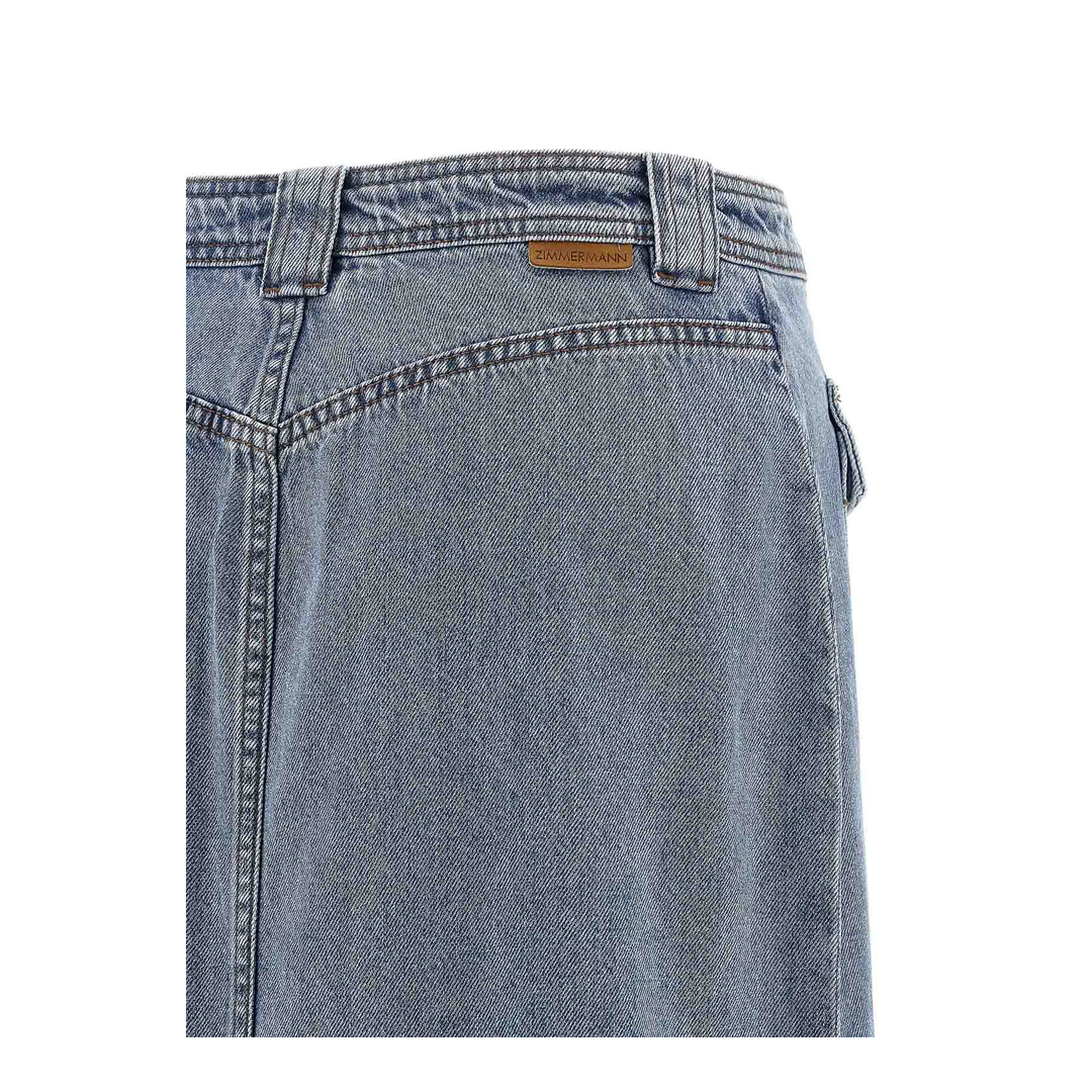 Denim Pencil Skirt - Image 2