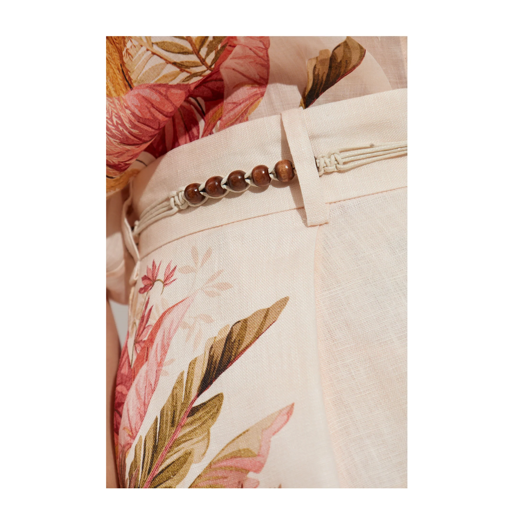Floral Motif Shorts - Image 5