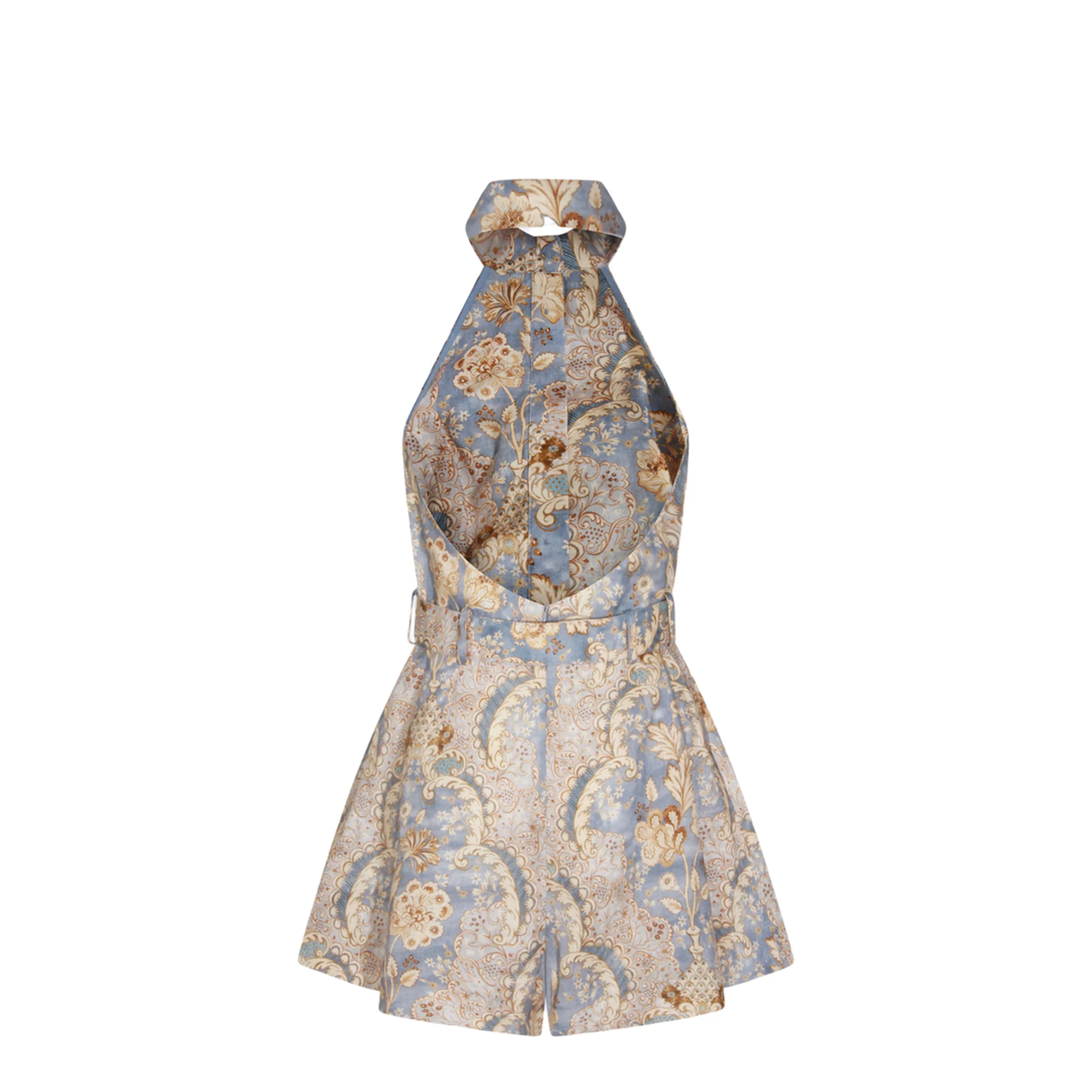 Halter Belted Playsuit - Image 2