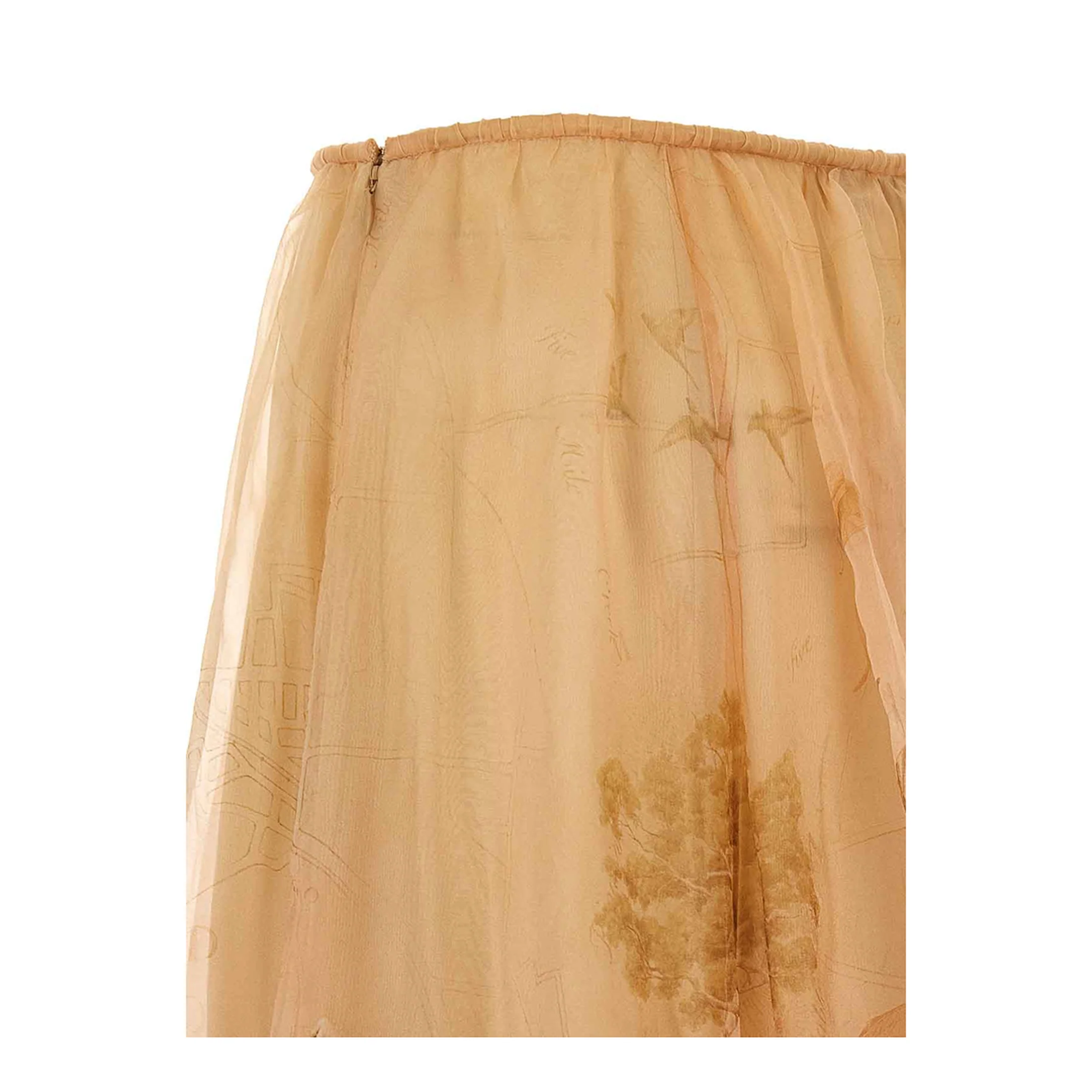 Hypnotic Organza Maxi Skirt - Image 3