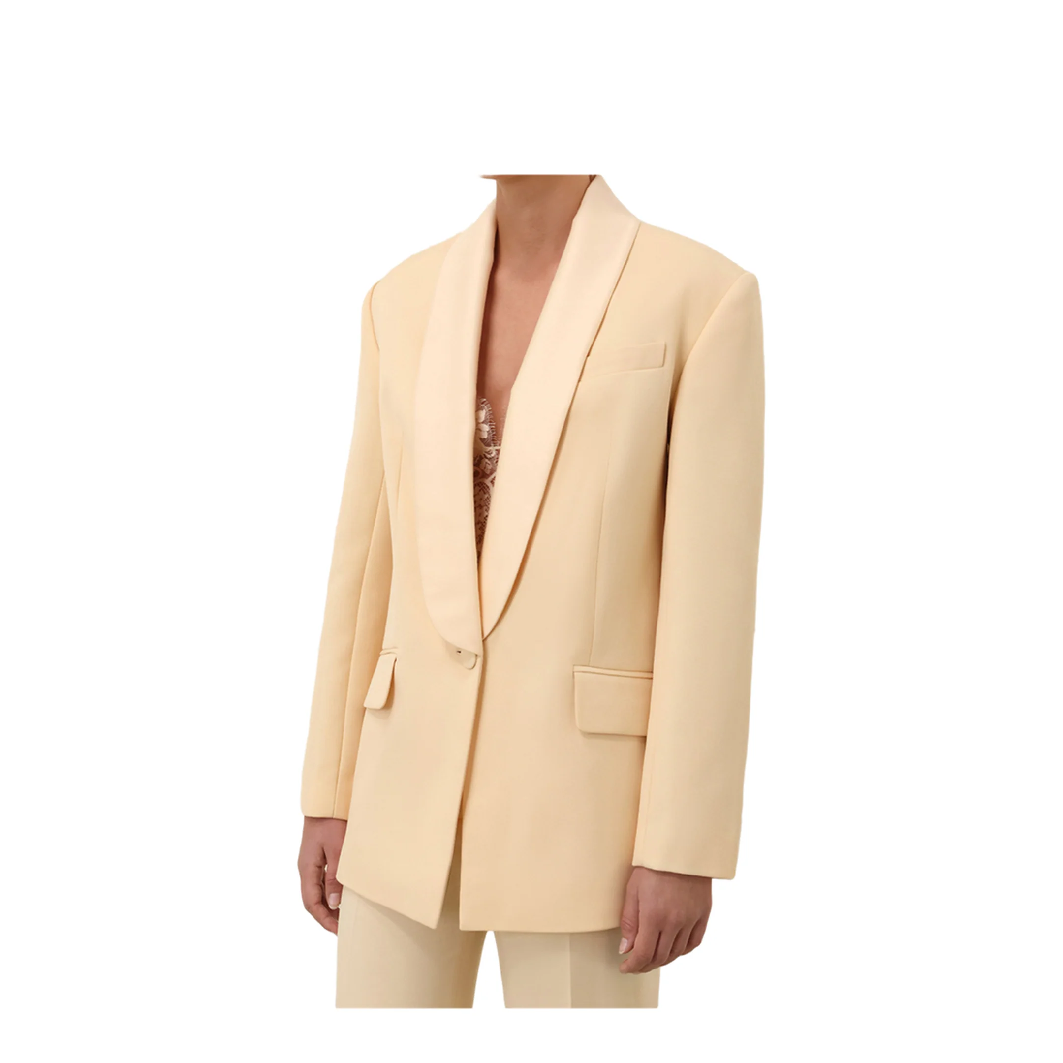 Illustration Shawl Tux Jacket Blazer - Image 2