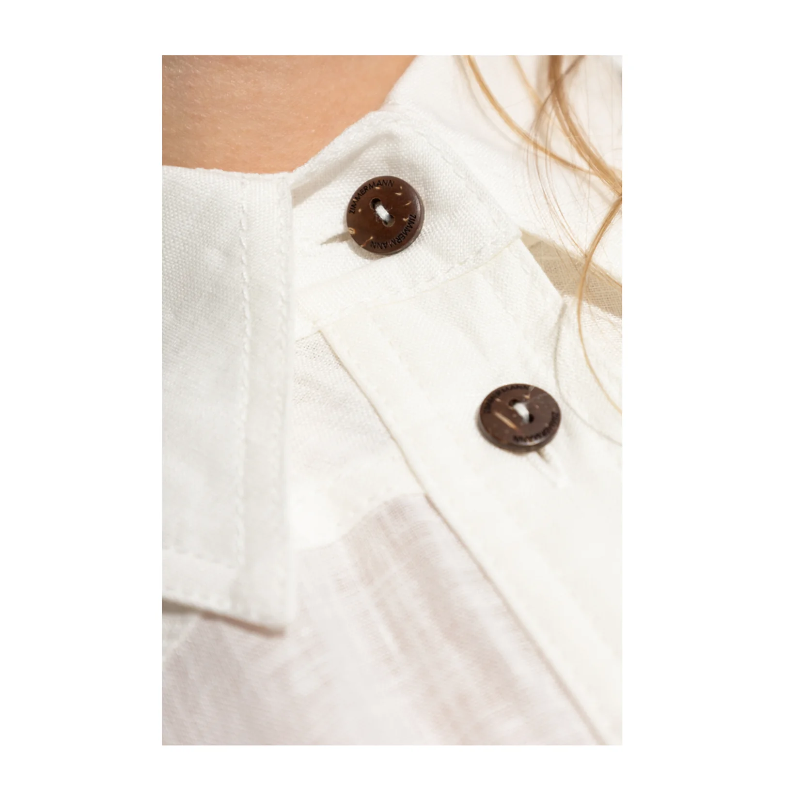 Jumpsuit Waist Belt White - Image 5