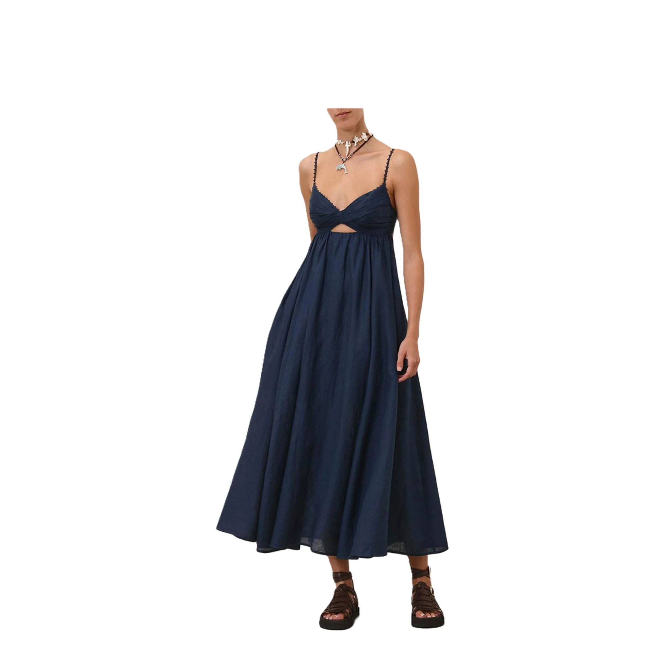 Midi Dress Blue - Image 4