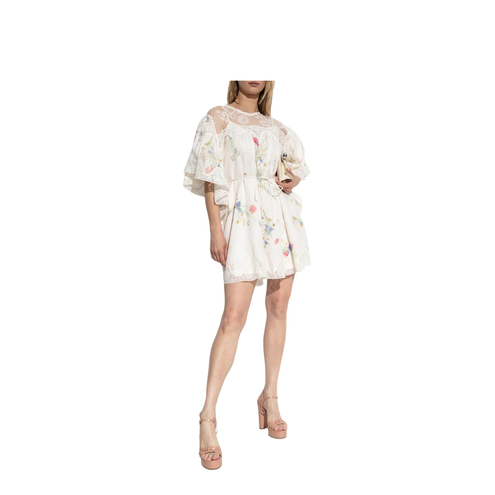Oversize Dress Floral Motif Pastel - Image 2