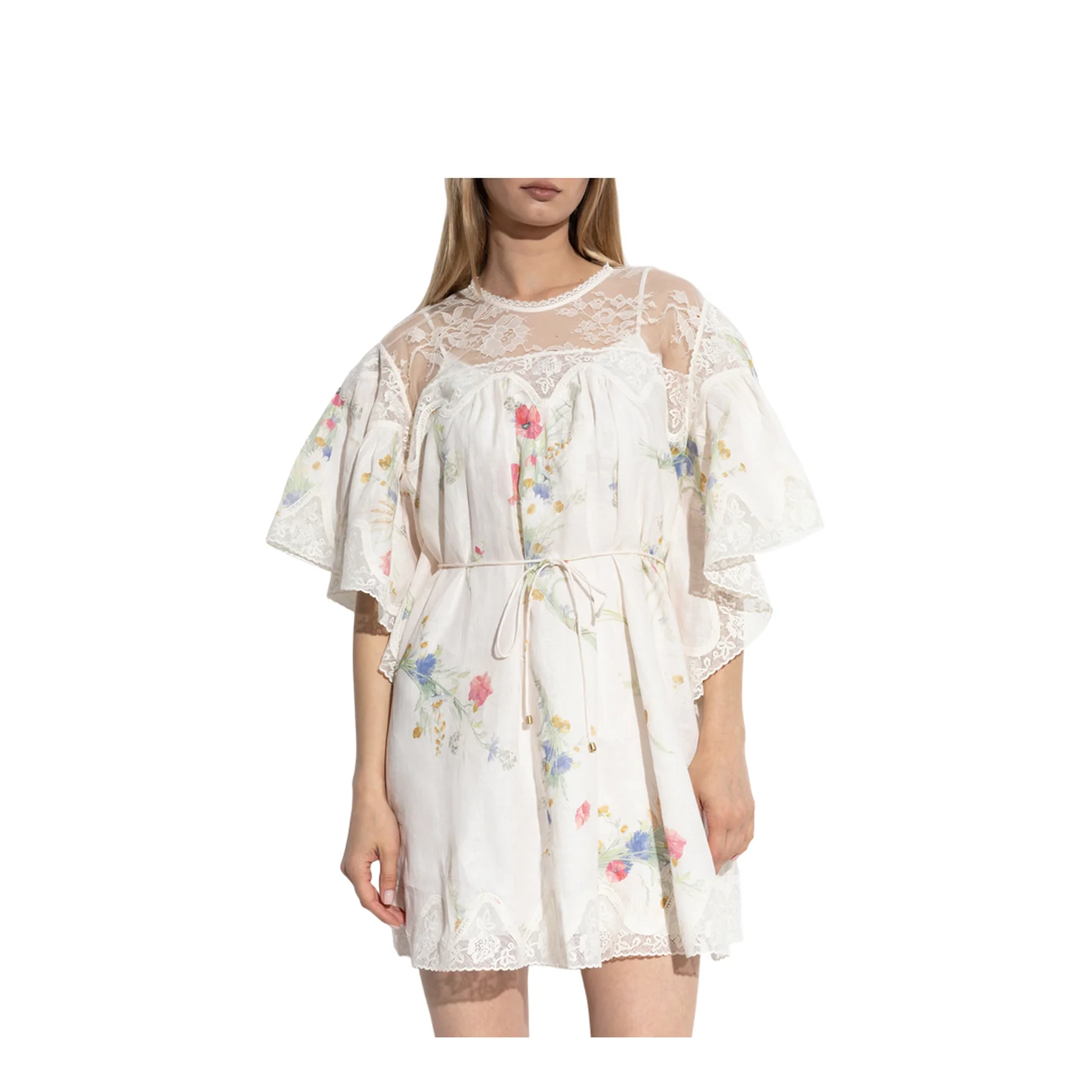 Oversize Dress Floral Motif Pastel - Image 3