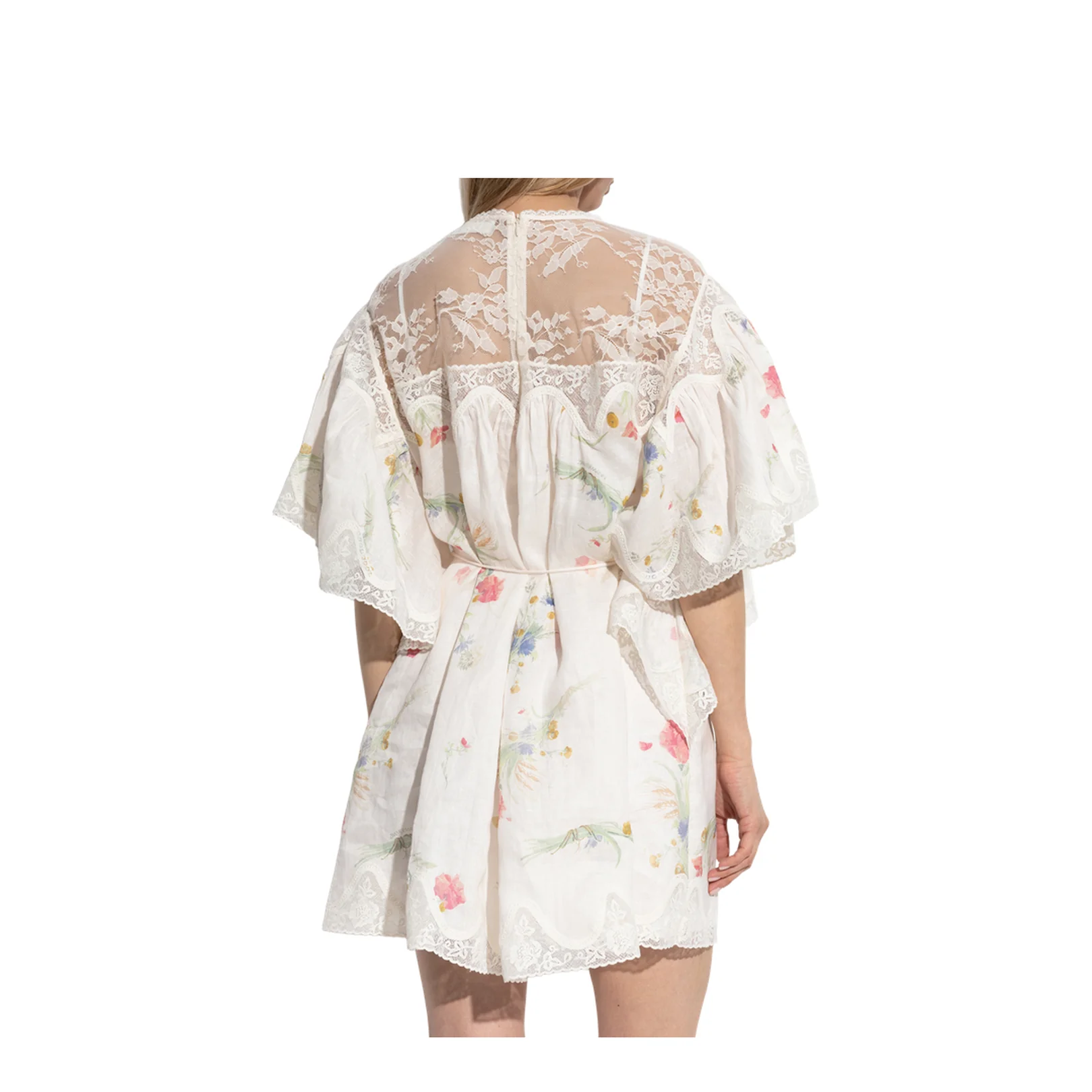 Oversize Dress Floral Motif Pastel - Image 4