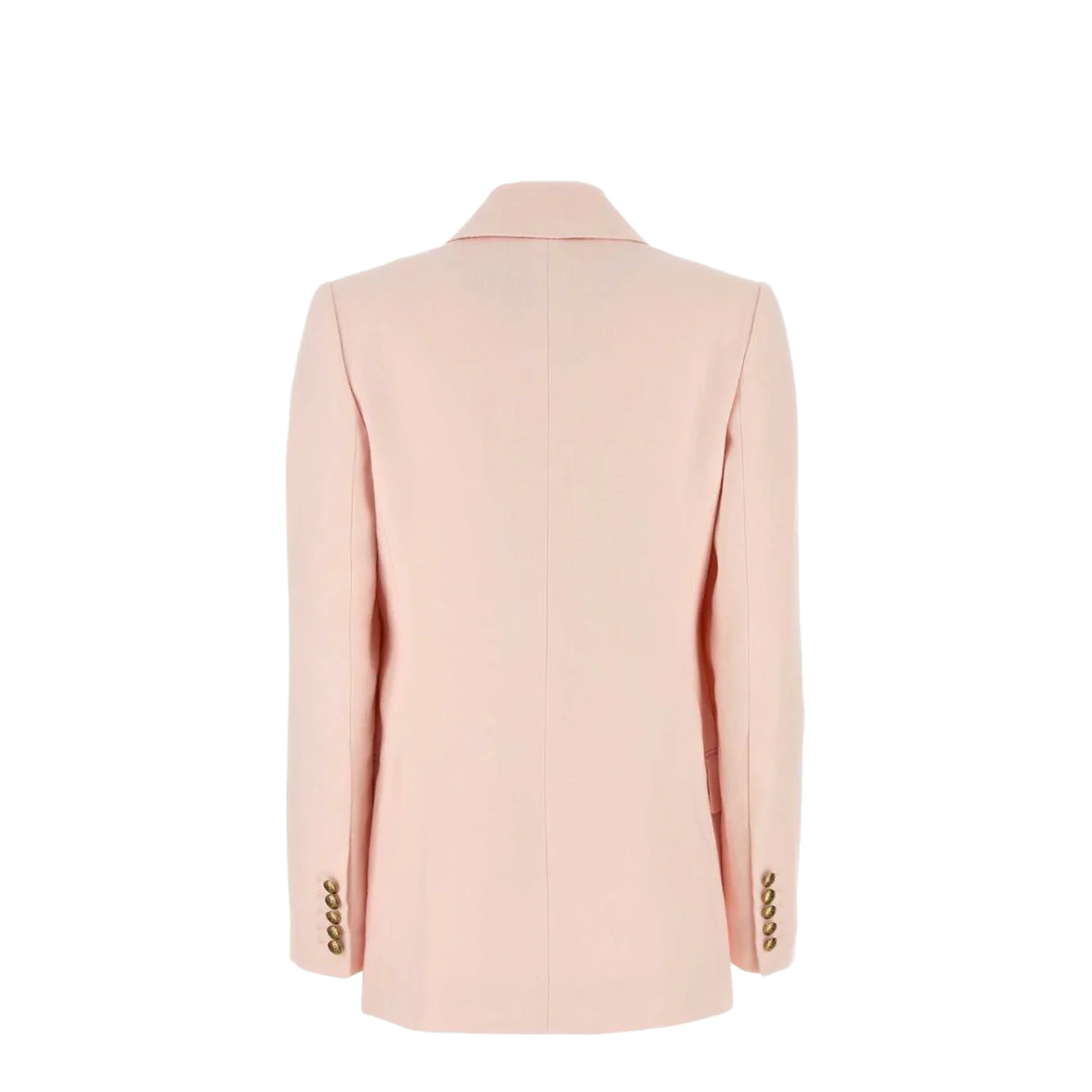 Pastel Pink Linen Crush Blazer - Image 2
