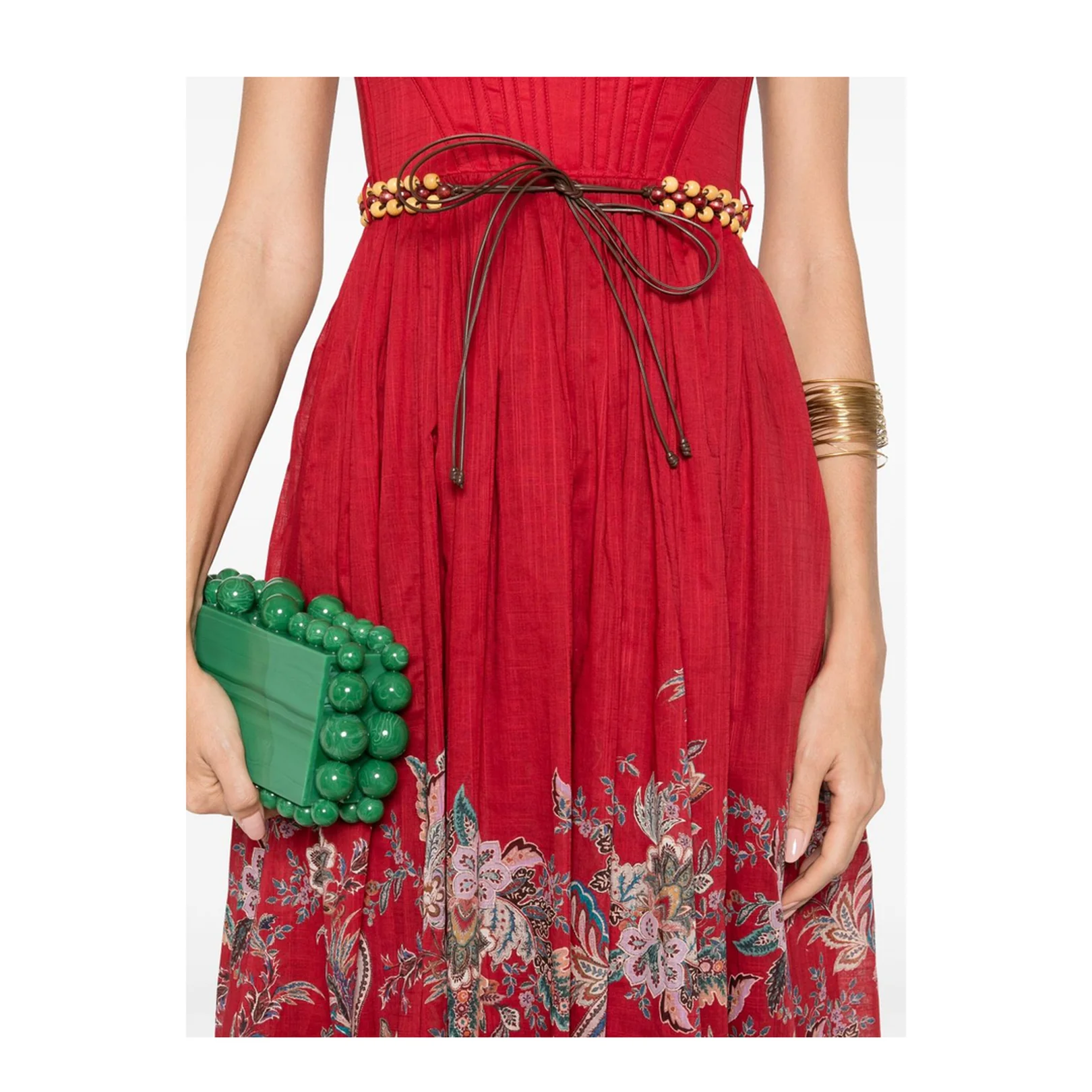 Printed Midi Dress - Image 2