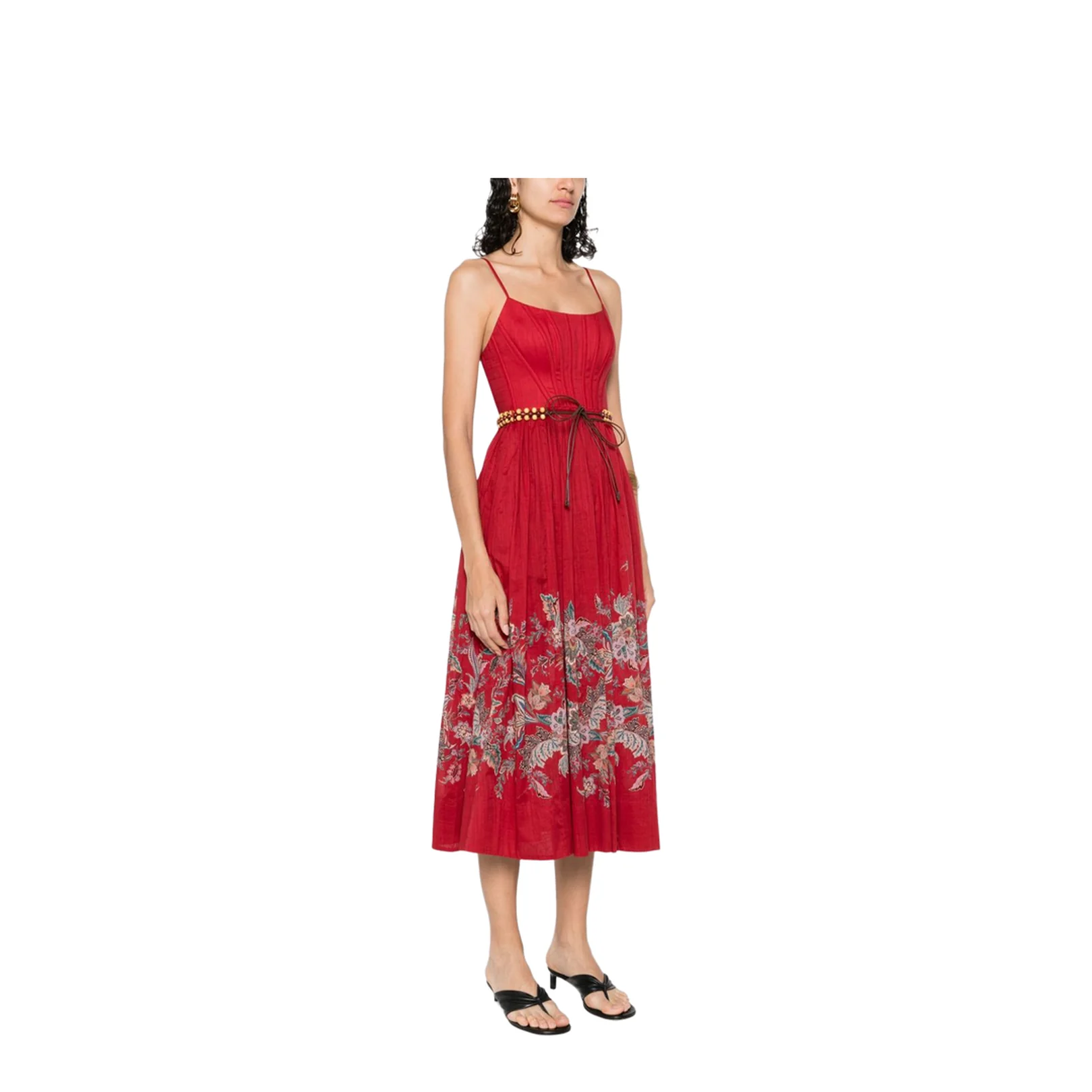 Printed Midi Dress - Image 3