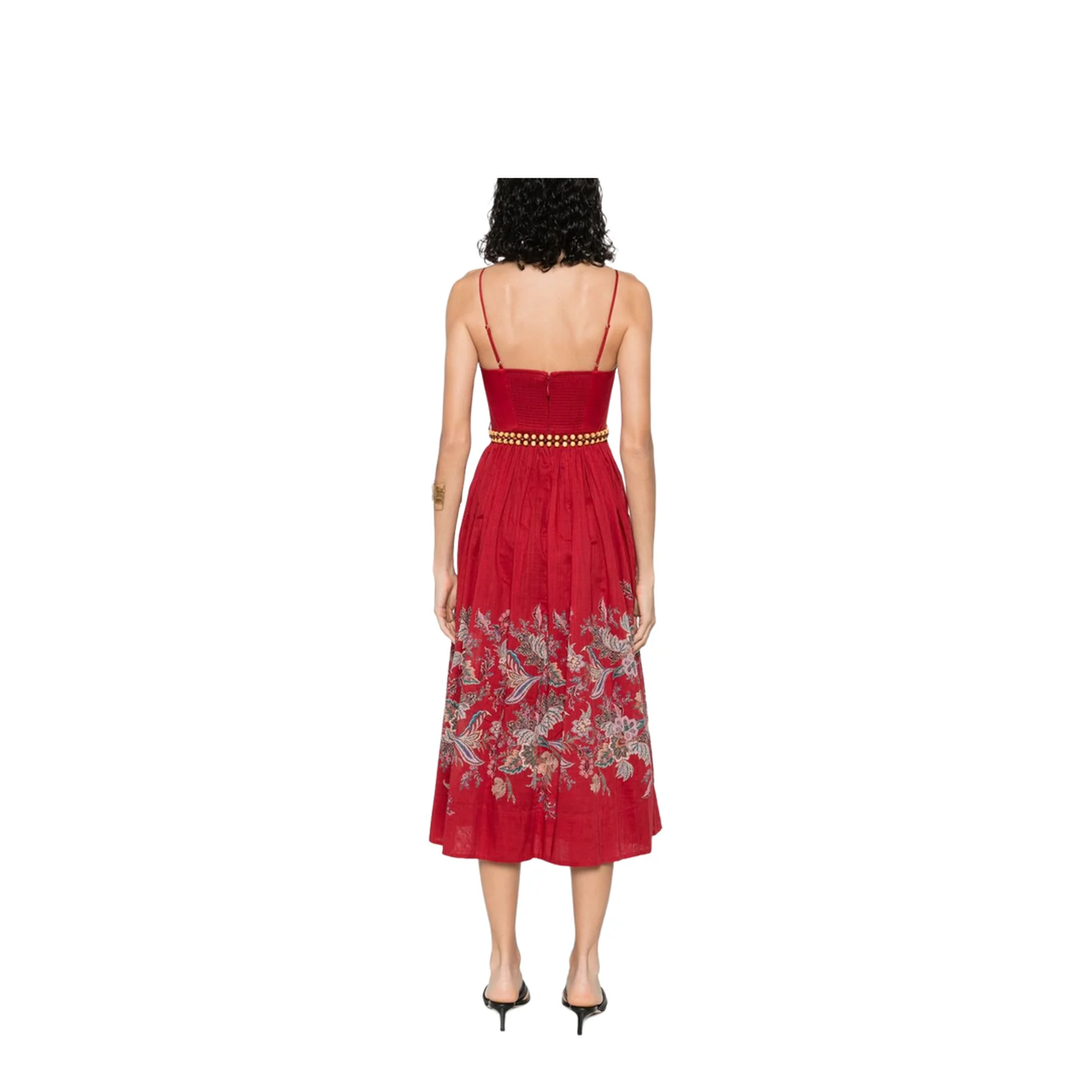 Printed Midi Dress - Image 4