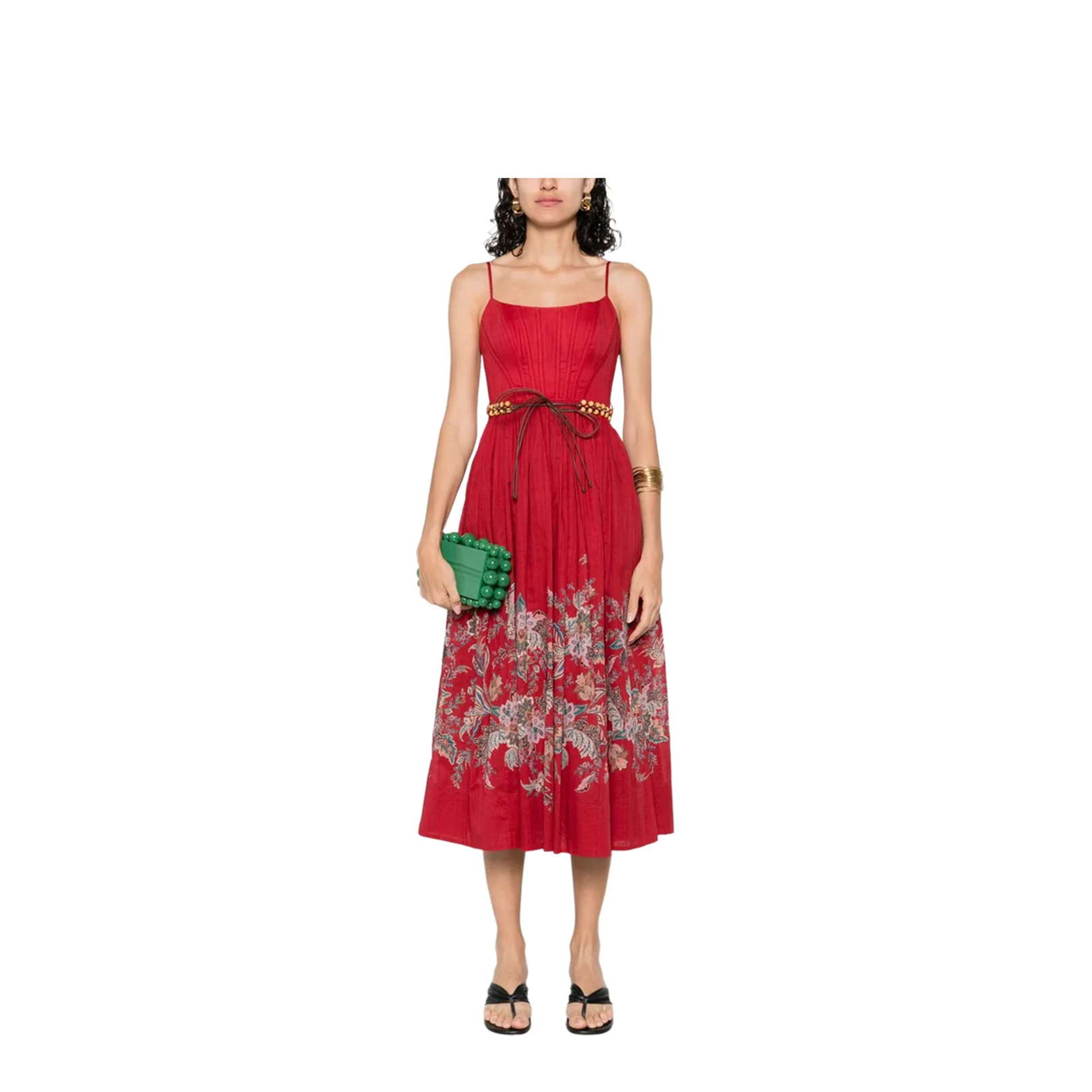 Printed Midi Dress - Image 5