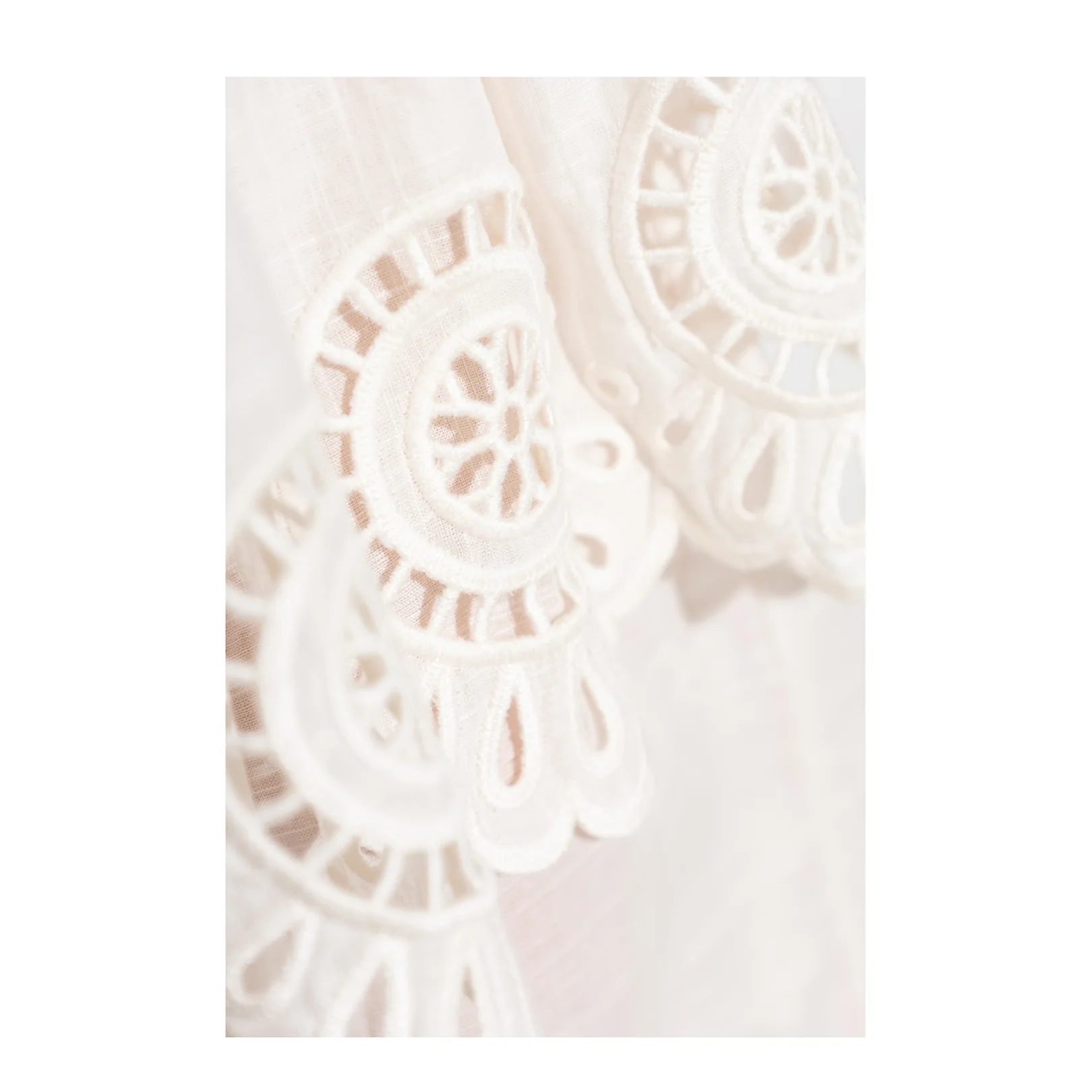Ruffled Skirt Cream - Image 5