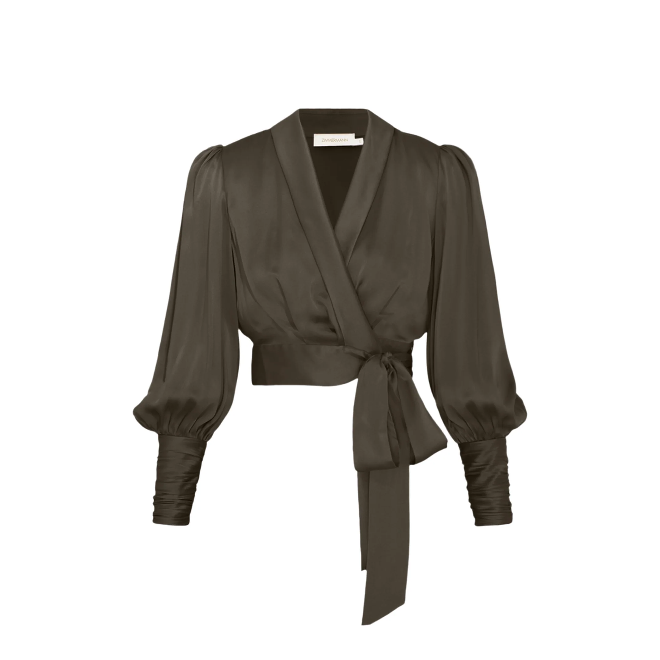 Silk Wrap Top