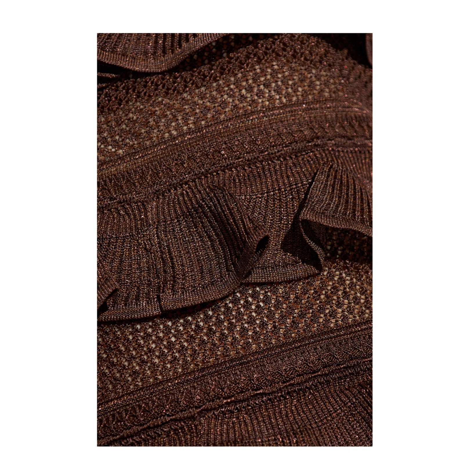 Top Ruffles Deep Brown - Image 5