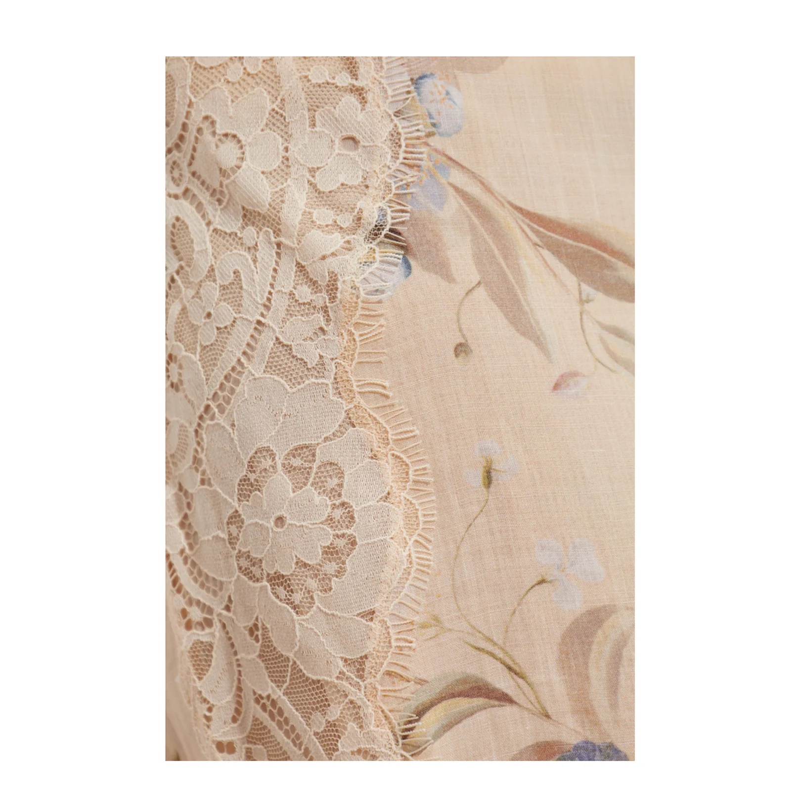Trousers Lace Inserts Floral Pattern - Image 5