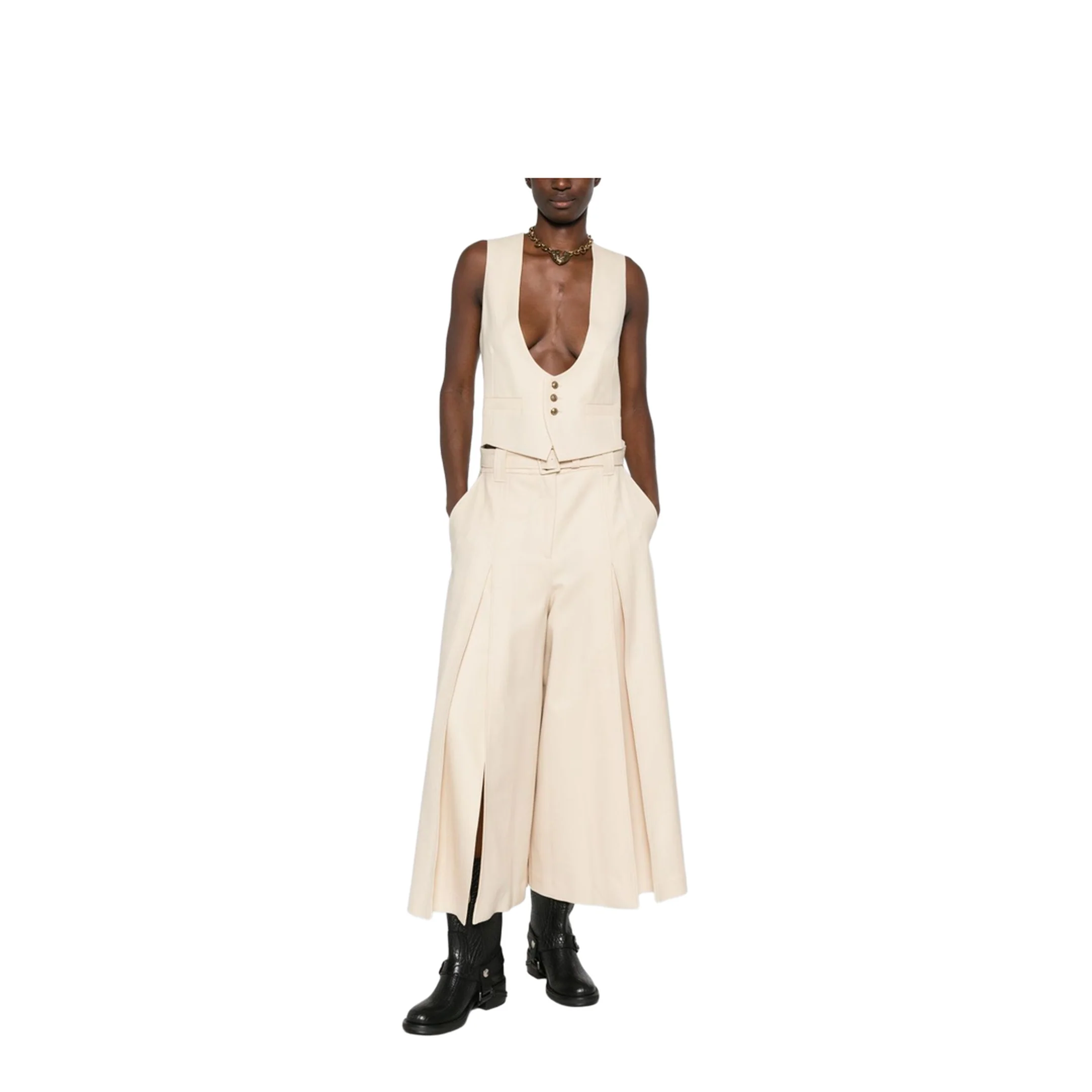 Hypnotic Wool Culotte Cream - Image 3