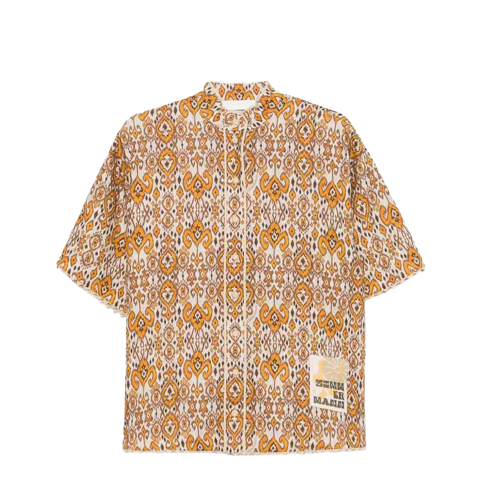 Wylie Relaxed Shirt - Orange - Image 3